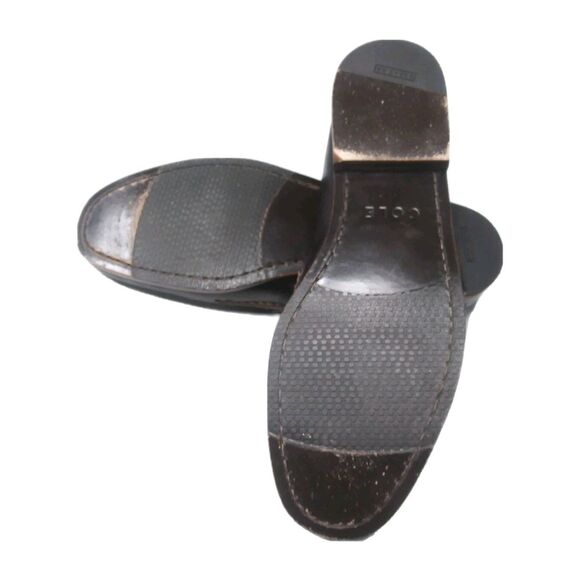 Vintage Cole Haan Grand OS Pinch Hand Sewn Buckle Loafers Mens Shoes Sz 11 Black main image 4